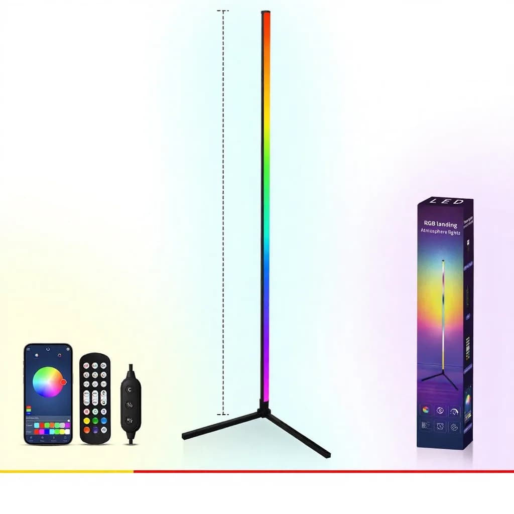 RGB podna lampa sa sinkronizacijom glazbe, daljinskim i upravljanjem aplikacijom
