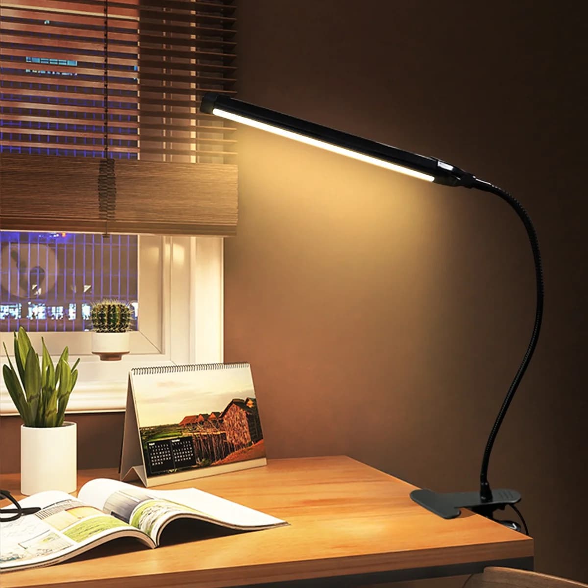 USB LED stolna svjetiljka s kopčom za čitanje i učenje
