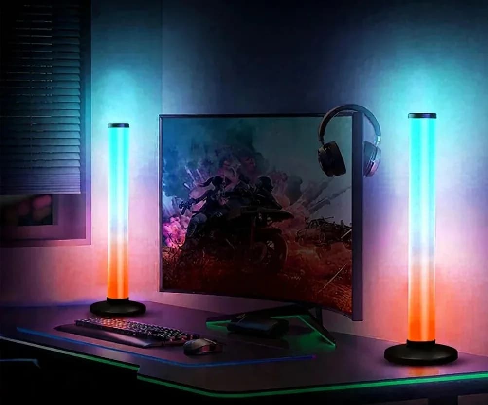 360-stupanjska RGB stolna lampa osjetljiva na zvuk s upravljanjem aplikacijom i daljinskim upravljačem
