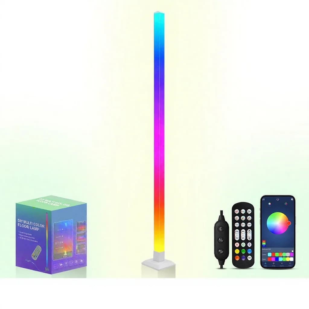Pametna RGB podna svjetiljka sa sinkronizacijom glazbe i LED svjetlom s upravljanjem aplikacijom