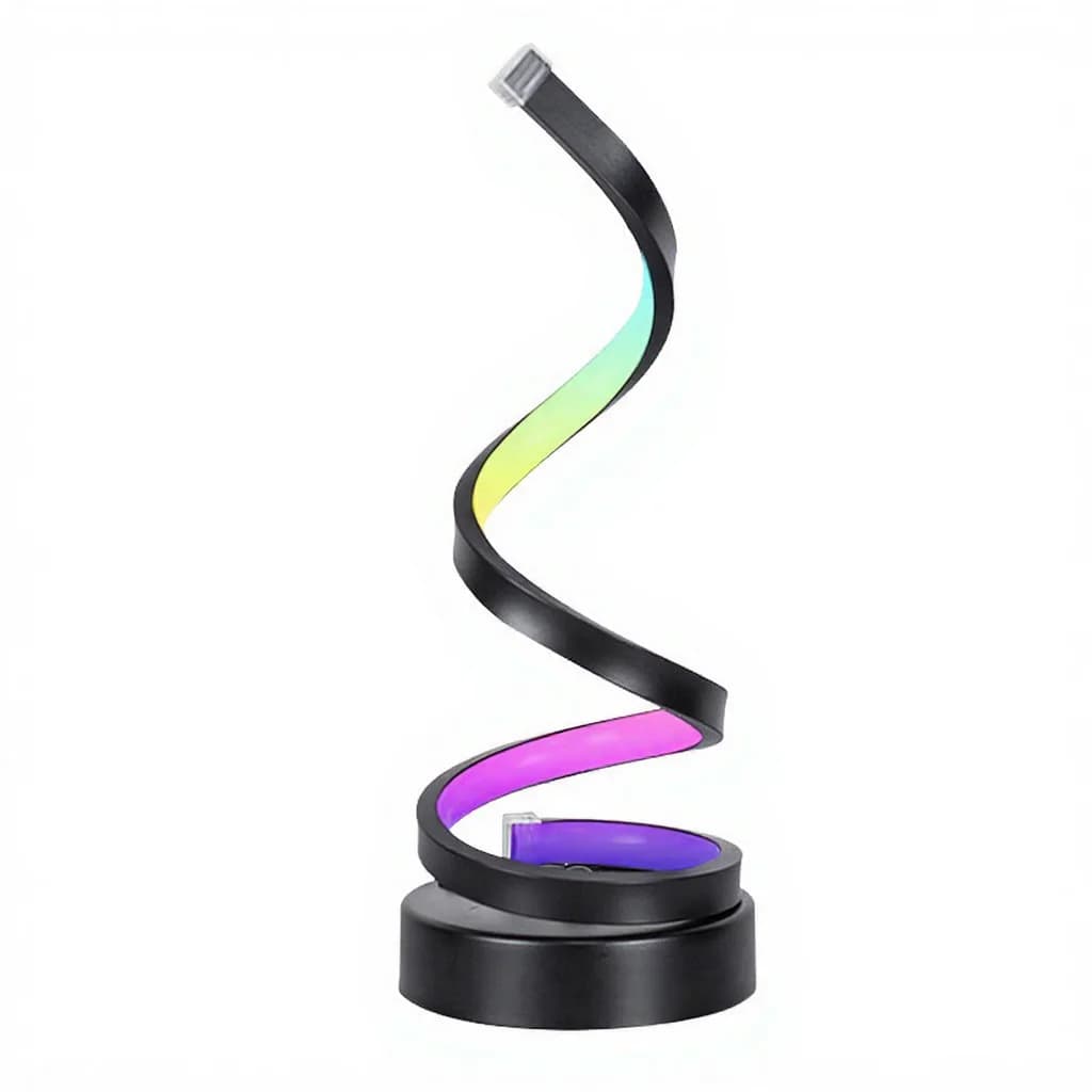 Spiralna RGB lampa za atmosferu sa svjetlom koje reagira na zvuk i upravljanjem aplikacijom