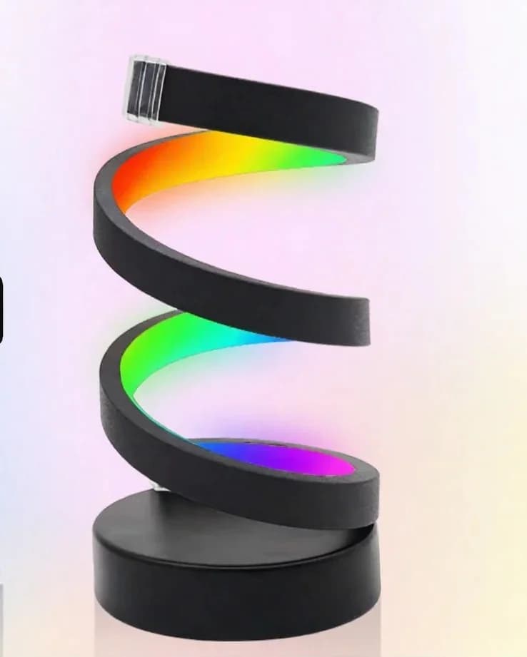 Spiralna RGB lampa za atmosferu sa svjetlom koje reagira na zvuk i upravljanjem aplikacijom