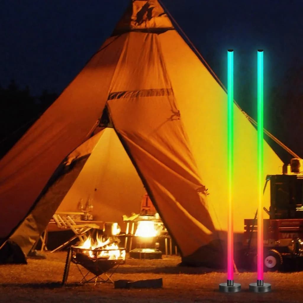 RGB podna lampa sa sinkronizacijom glazbe, 360° sjajem i upravljanjem aplikacijom za gaming