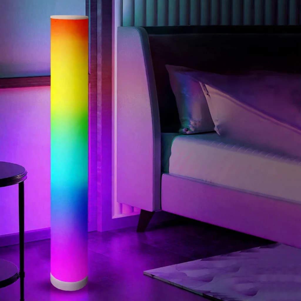 RGB podna svjetiljka u obliku cilindra s daljinskim upravljačem i sinkronizacijom glazbe