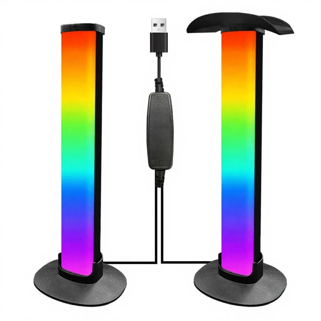 RGB gaming svjetiljka s postoljem za slušalice i zvučnom sinkronizacijom