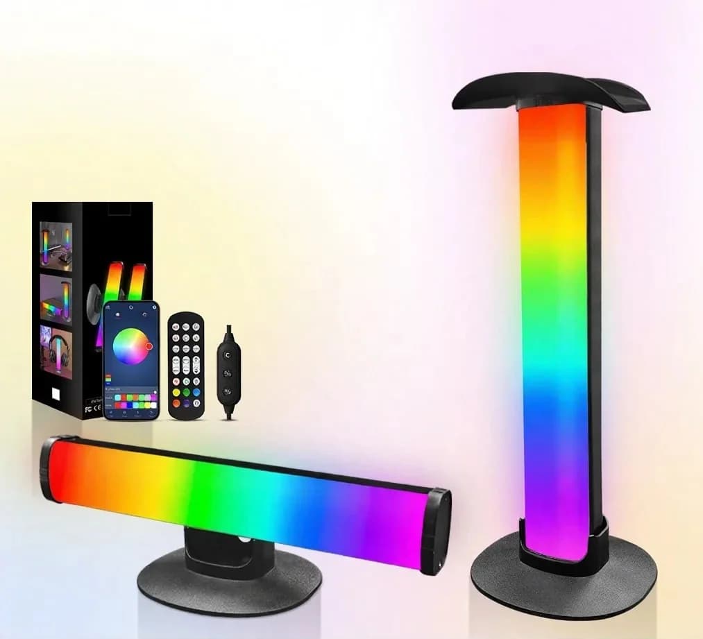RGB gaming svjetiljka s postoljem za slušalice i zvučnom sinkronizacijom