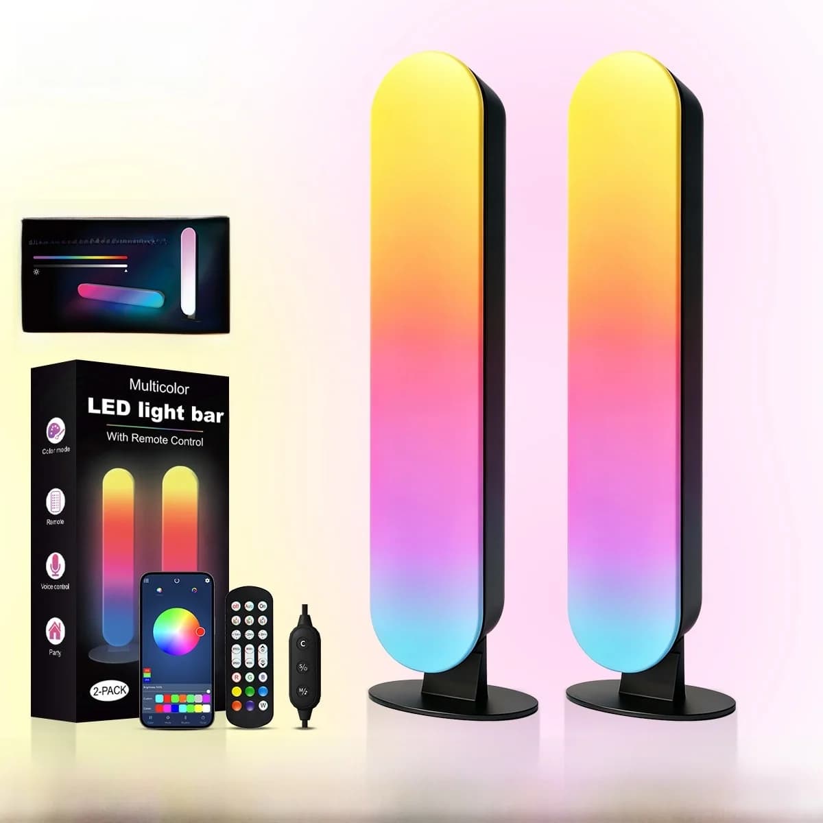 RGB LED ambientno svjetlo s Bluetooth sinkronizacijom glazbe i upravljanjem aplikacijom