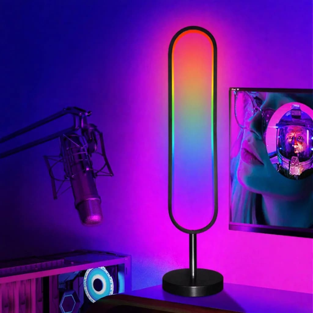 U-oblikovana RGB podna svjetiljka sa svjetlom koje reagira na zvuk i upravljanjem aplikacijom