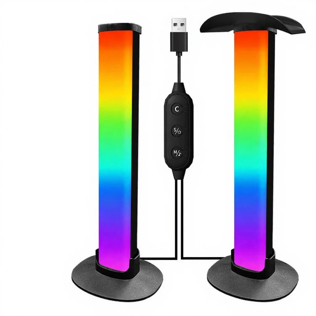 RGB gaming svjetiljka s postoljem za slušalice i zvučnom sinkronizacijom