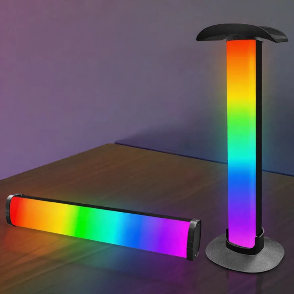 RGB gaming svjetiljka s postoljem za slušalice i zvučnom sinkronizacijom