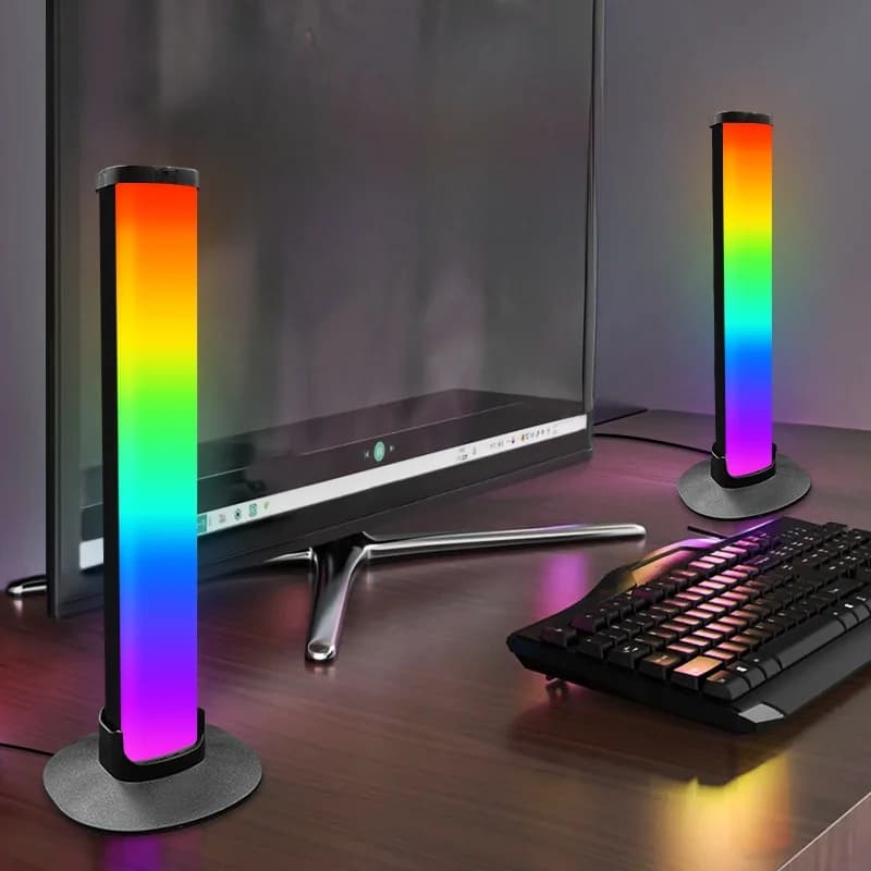 RGB gaming svjetiljka s postoljem za slušalice i zvučnom sinkronizacijom