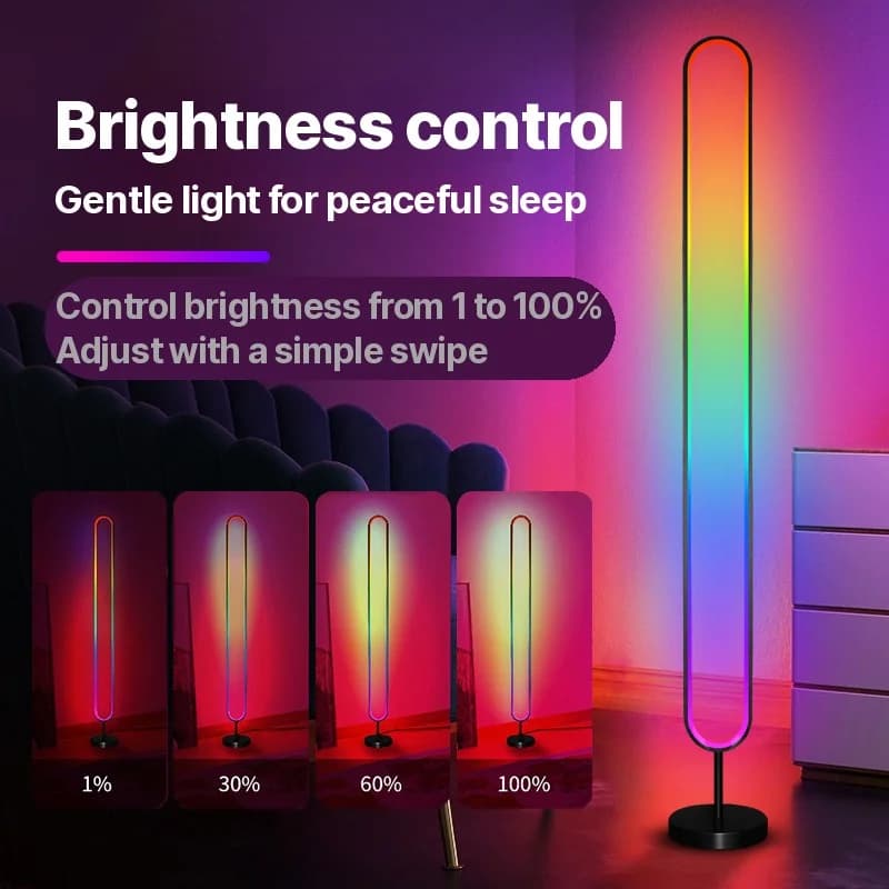 RGB LED atmosfersko svjetlo aktivirano zvukom s upravljanjem aplikacijom