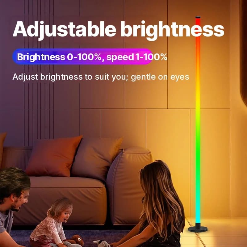 RGB LED podna svjetiljka s upravljanjem aplikacijom za dnevnu sobu