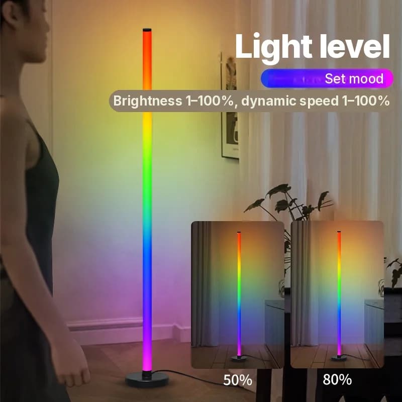 RGB modularna podna svjetiljka sa sinkronizacijom glazbe i upravljanjem putem aplikacije