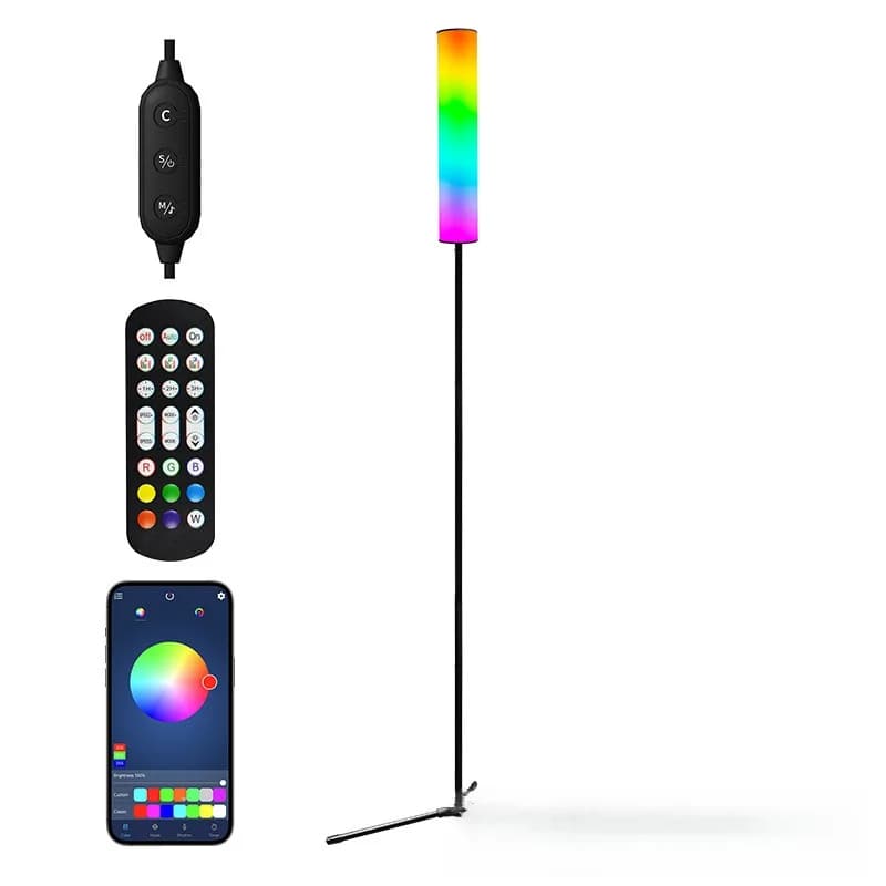 RGB LED podna svjetiljka na stativu s daljinskim upravljačem za spavaću sobu i dnevni boravak