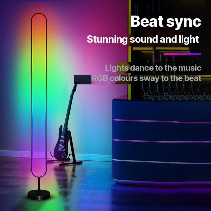 RGB LED atmosfersko svjetlo aktivirano zvukom s upravljanjem aplikacijom
