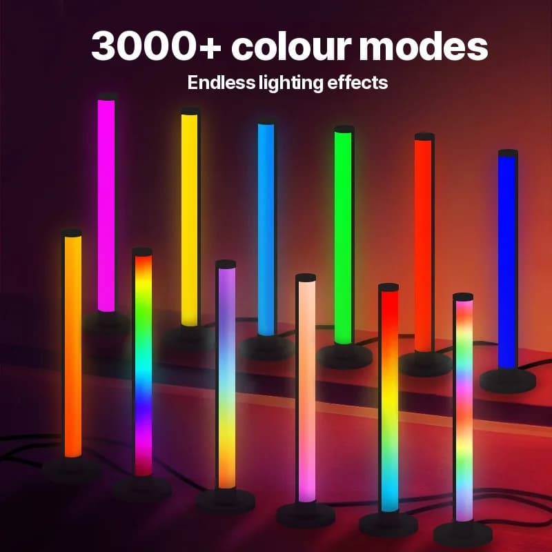RGB LED stolna lampa s reakcijom na zvuk i upravljanjem aplikacijom